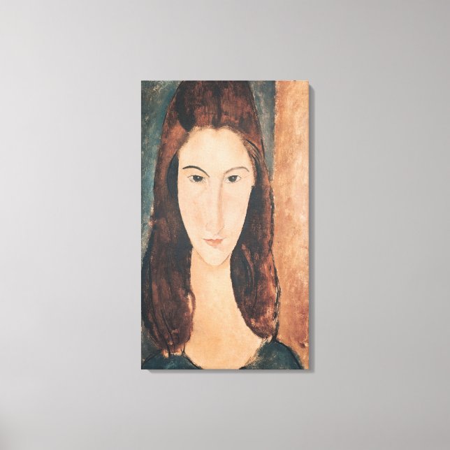 Lienzo Retrato de un joven Chica (Anverso)