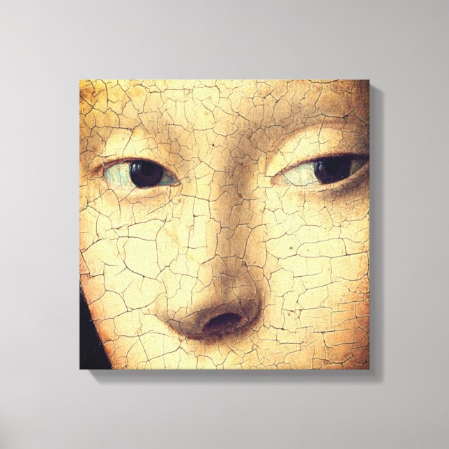 Lienzo Retrato de un joven Chica (detalle) (Anverso)