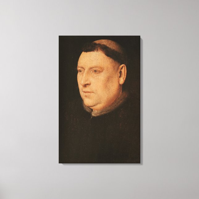 Lienzo Retrato de un monje (Anverso)