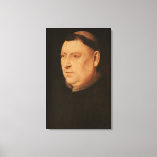 Lienzo Retrato de un monje