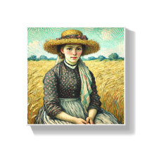 Retrato de una campesina de Vincent van Gogh