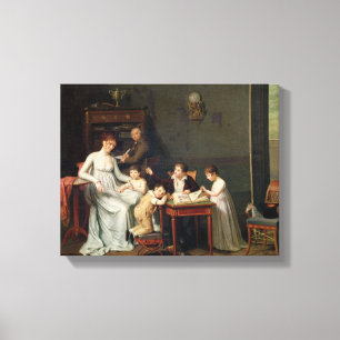 Lienzo Retrato de una familia, 1800-01