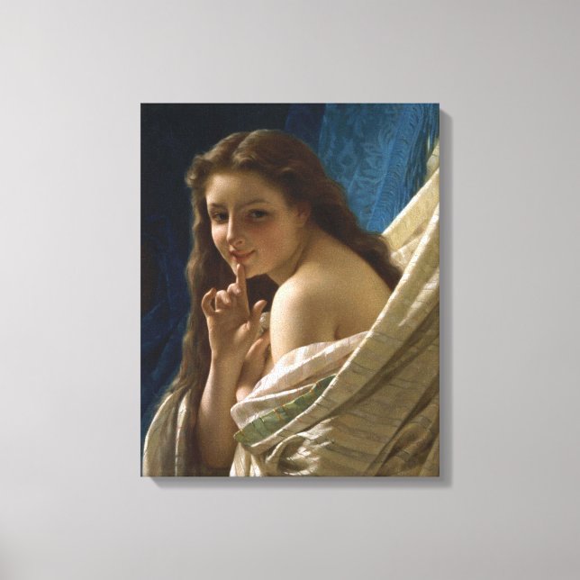Lienzo Retrato de una joven apasionada (Anverso)