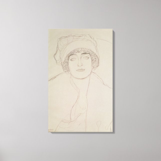Lienzo Retrato de una joven mujer (Anverso)
