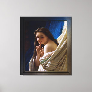 Lienzo Retrato de una joven por Pierre Auguste Cot