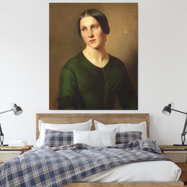 Lienzo Retrato de una mujer (Insitu(Dormitorio))
