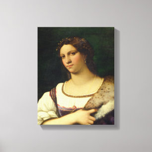 Lienzo Retrato de una mujer, 1512 (aceite en lona)