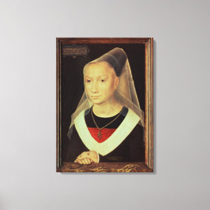 Lienzo Retrato de una mujer joven, 1480