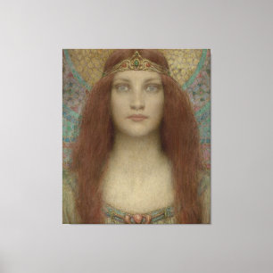 Lienzo Retrato de una mujer por Charles Allan Winter