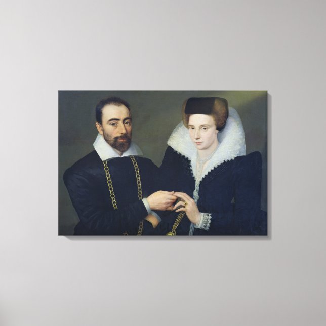 Lienzo Retrato de una pareja (Anverso)