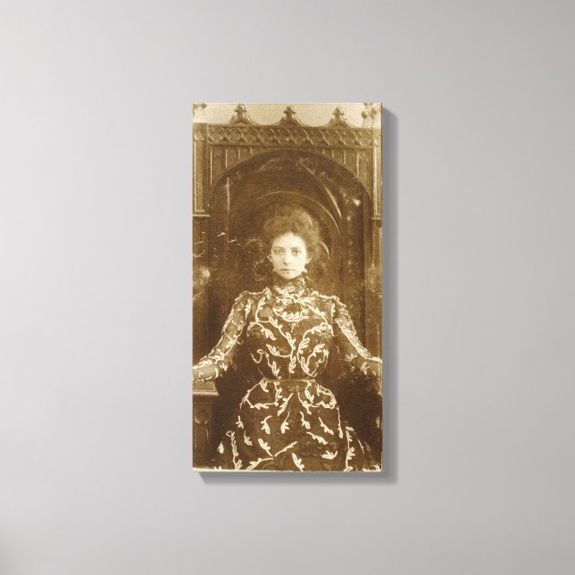 Lienzo Retrato de Vera Komissarzhevskaya (Anverso)