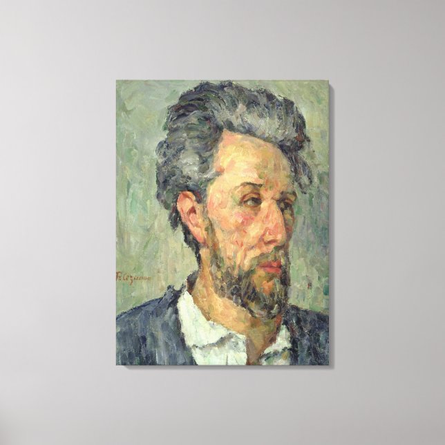 Lienzo Retrato de Victor Chocquet, 1876-77 (Anverso)
