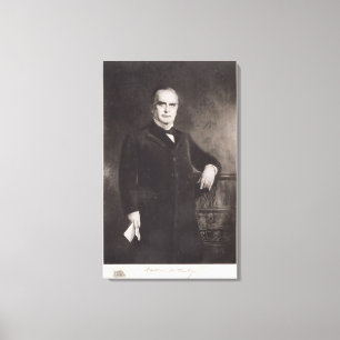 Lienzo Retrato de William McKinley (litho)