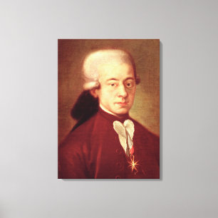 Lienzo Retrato de Wolfgang Amadeus Mozart después de 177