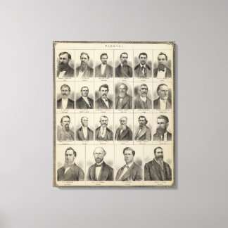 Lienzo Retrato del agricultor Frank Meachum, Minnesota