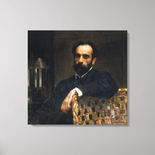 Lienzo Retrato del artista Isaak Ilyich Levitan