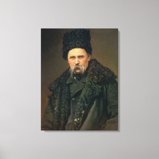 Lienzo Retrato del autor ucraniano (Anverso)