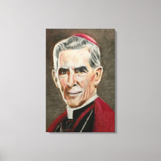 Lienzo Retrato del Beato Fulton J. Sheen