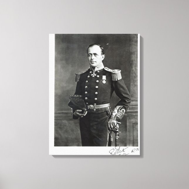Lienzo Retrato del capitán Robert Falcon Scott (Anverso)