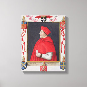 Lienzo Retrato del cardenal a de Thomas Wolsey
