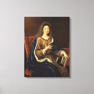 Lienzo Retrato del d'Aubigne de Francoise (1635-1719) las
