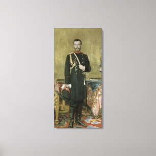 Lienzo Retrato del emperador Nicolás II 1895