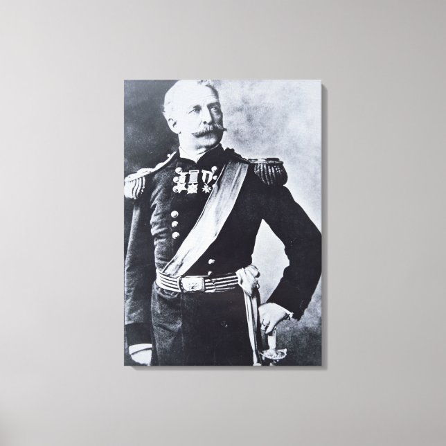 Lienzo Retrato del General de Brigada Nelson A. Miles (Anverso)