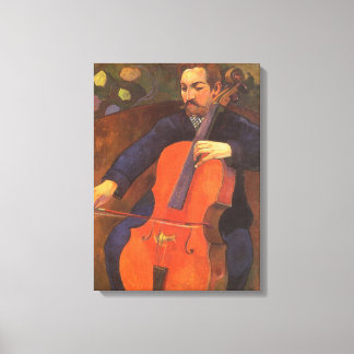 Lienzo Retrato del jugador Schneklud de Paul Gauguin