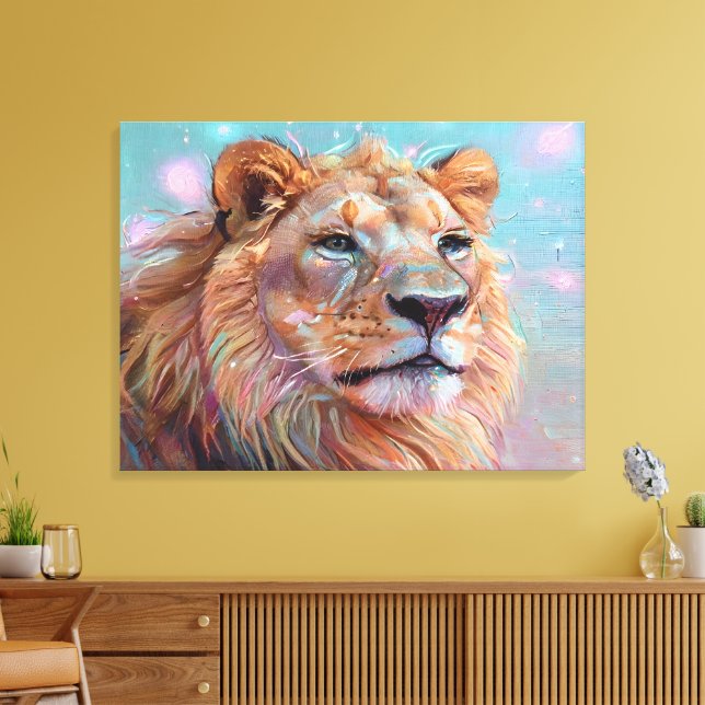 Lienzo Retrato del león (Insitu (Sala de estar))