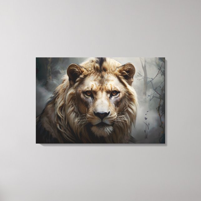 Lienzo Retrato del león (Anverso)