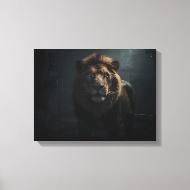 Lienzo Retrato del león (Anverso)