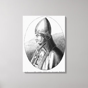 Lienzo Retrato del Papa Gregorio IX