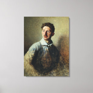 Lienzo Retrato del poeta Sergey Gorodetsky 1909