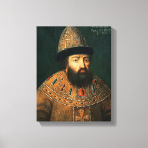 Lienzo Retrato del Tsar Alexei I Mihailovitch