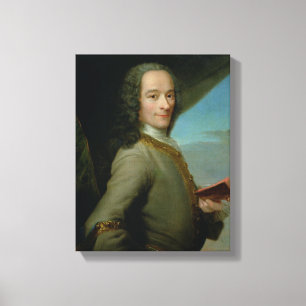 Lienzo Retrato del Voltaire joven