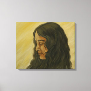 Lienzo Retrato del yogananda de Paramahansa