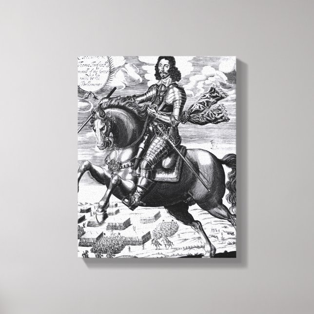 Lienzo Retrato ecuestre (Anverso)