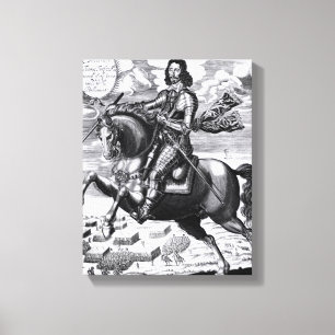 Lienzo Retrato ecuestre