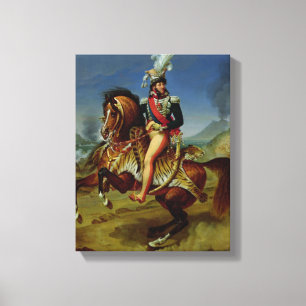 Lienzo Retrato ecuestre de Joachim Murat 1812