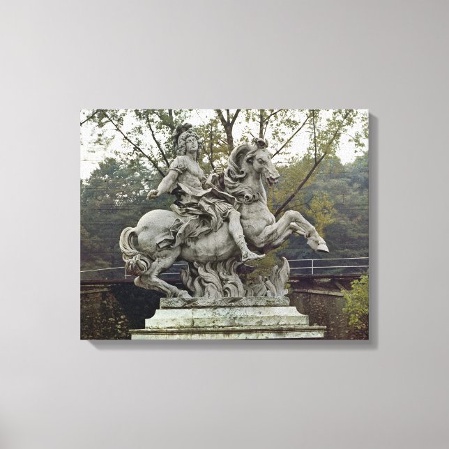 Lienzo Retrato ecuestre de Luis XIV 2 (Anverso)