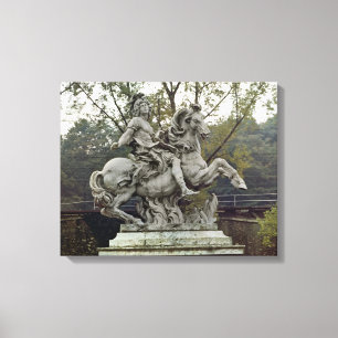 Lienzo Retrato ecuestre de Luis XIV 2