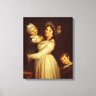Lienzo Retrato familiar de Madame Anthony y sus hijos