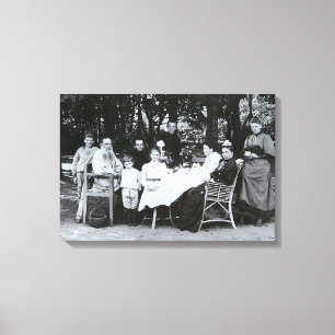 Lienzo Retrato familiar del autor Leo N. Tolstoy