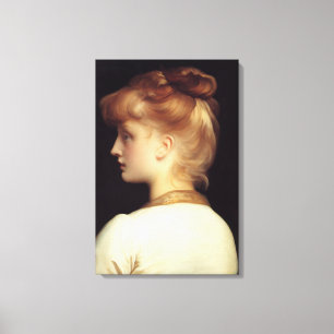 Lienzo Retrato femenino desde atrás (de Frederic Leighton
