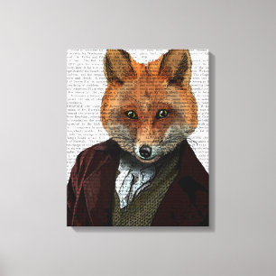 Lienzo Retrato Fox