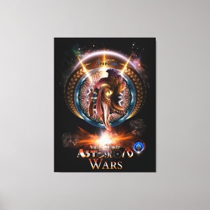 Lienzo Retrato fractal de Art Nouveau de Empress Arzriani