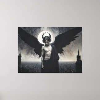 Lienzo Retrato gótico del señor Lucifer