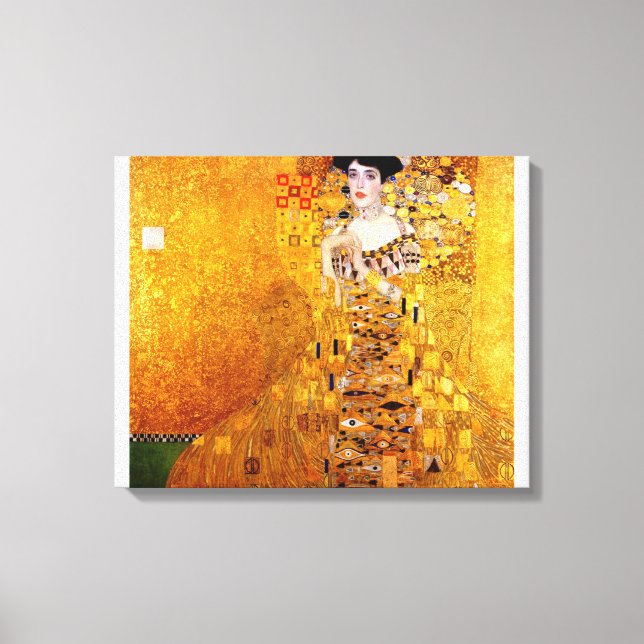 Lienzo Retrato Gustav Klimt de Adele Bloch-Bauer (Anverso)