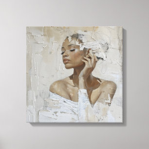 Lienzo Retrato moderno de moda Pintura de tela