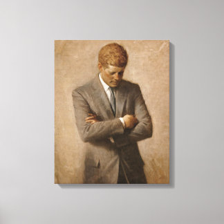 Lienzo Retrato Oficial de John F. Kennedy